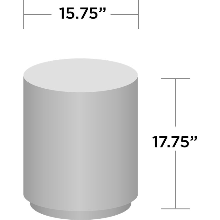 17 Stories Shaw Concrete Accent Table Wayfair